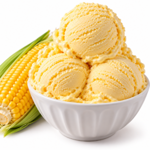 Sweet summer corn ice cream.